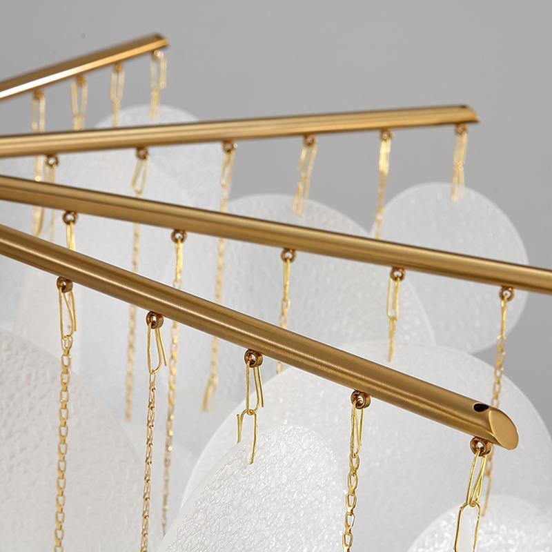 Astrid | Round (Acrylic Glass) Fringe Chandelier