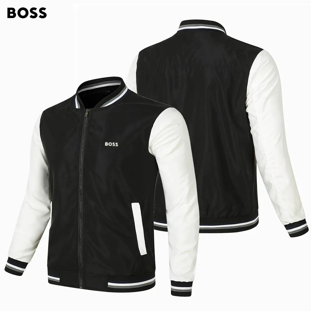 BOSS SOLID COLOR MENS CASUAL HOODIES COAT SWEATERSHIRT