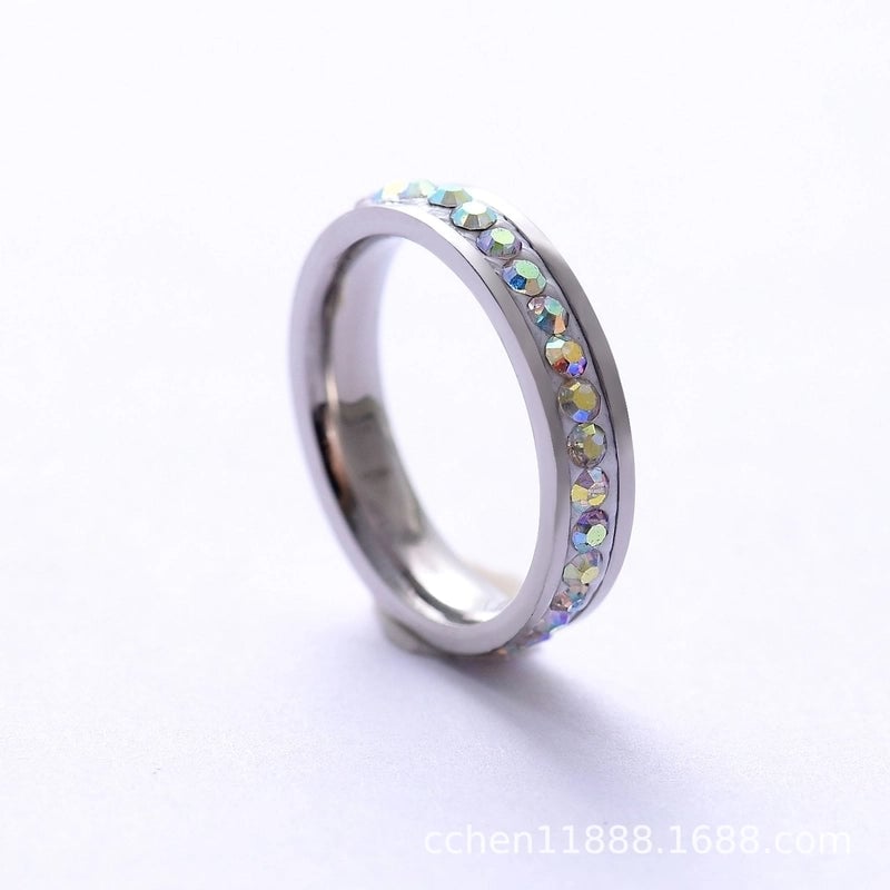 Commute Rhombus Stainless Steel Rings