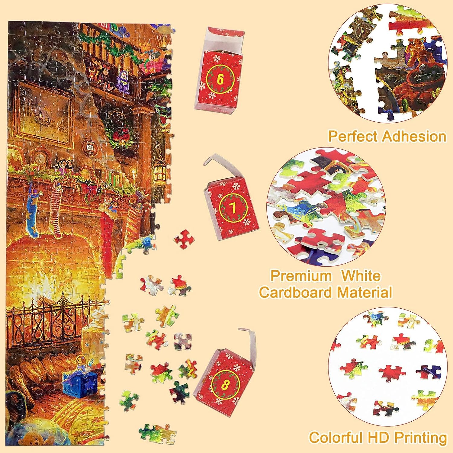 【UP TO 50% OFF】🎅🎄Advent Calendar Christmas Jigsaw Puzzles