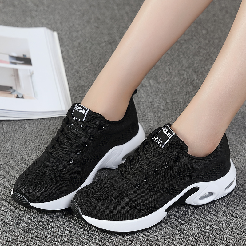 business Ladies Trainers Casual Mesh Sneakers Pink Women Flat Shoes Lightweight Soft Sneakers Breathable Footwear Basket Shoes Plus Size