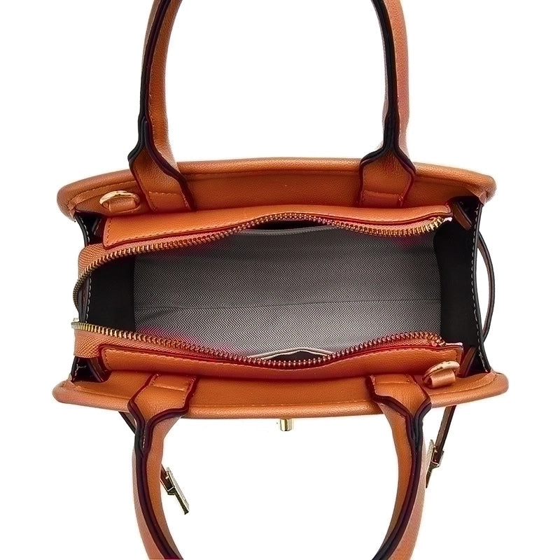 Women's Medium All Seasons Pu Leather Classic Style Square Bag