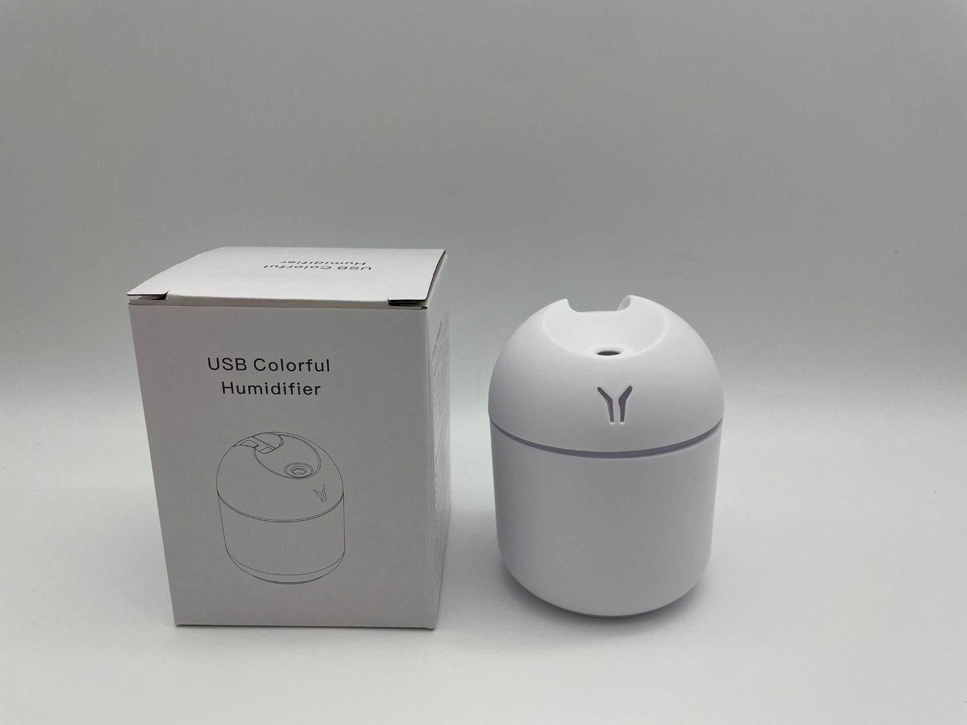 250ML Mini Ultrasonic Air Humidifier Romantic Light USB Essential Oil