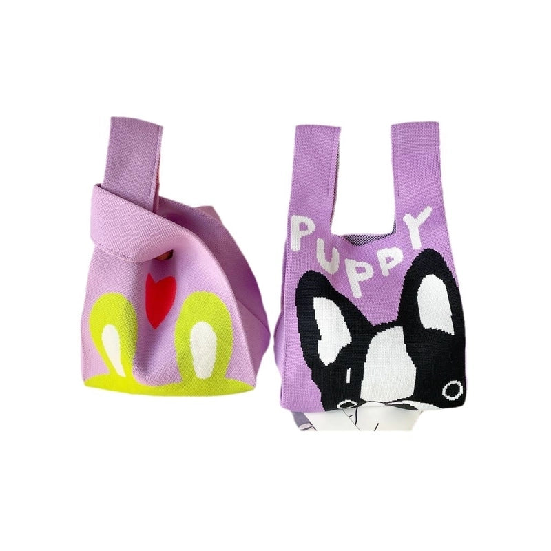 Women's Small Polyester Cartoon Heart Shape Basic Vintage Style Open Handbag
