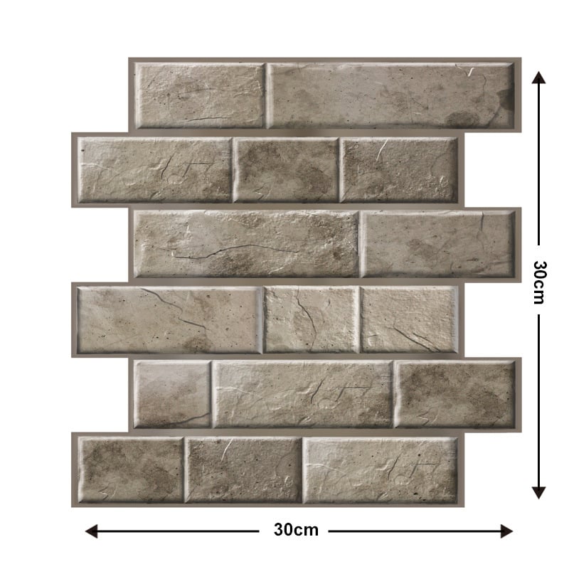 🎉2023 New Year Sale - 30% Off - 10Pcs 3D Peel and Stick Wall Tiles(12x12 inches)