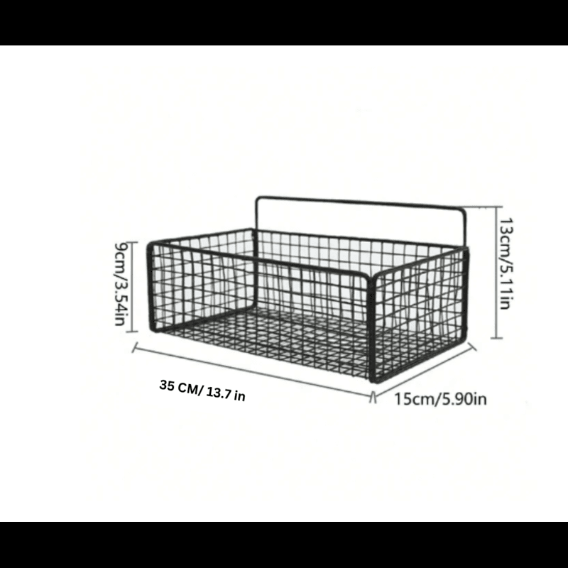 Wall Mounted Storage Rack . Bathroom Organizer Rack
