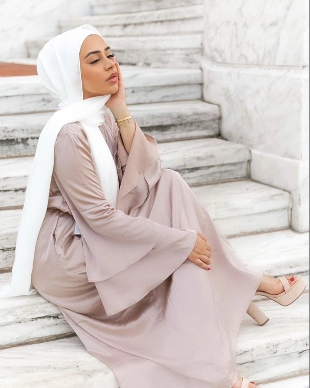 Women's Casual Elegant Minimalist Solid Color Chiffon Printing And Dyeing Hijab