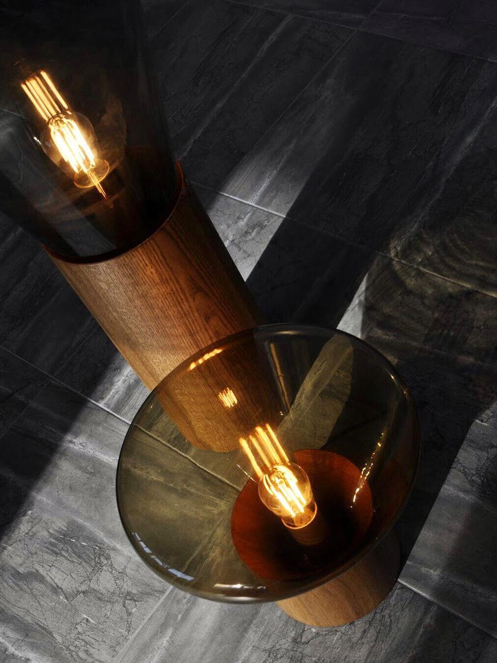 Muffin Collation Pendant. Table & Floor Lamps Set