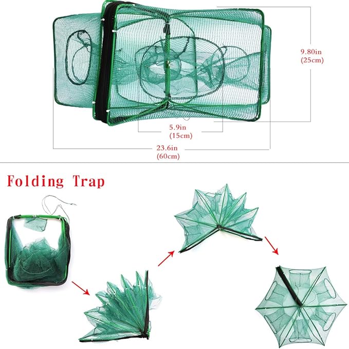 The Magic Foldable Fishing Trap- Buy 2 Free Shipping