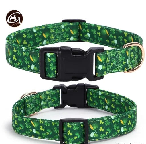 Casual Elegant Minimalist Polyester St. Patrick Valentine'S Day Letter Heart Shape Pet Collar
