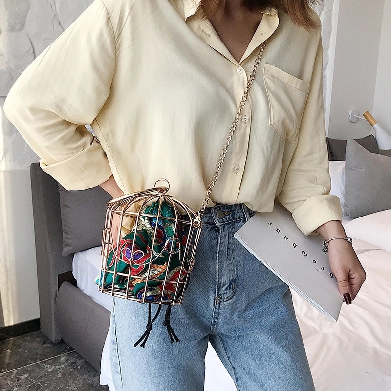 Women's Small Summer Metal Streetwear Handbag