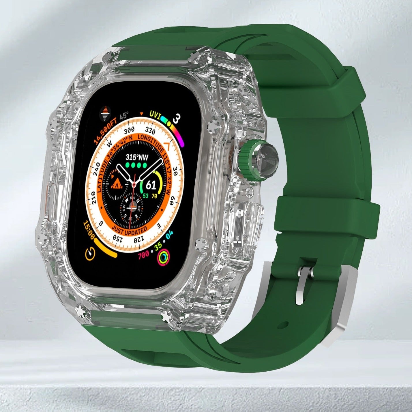 Transparent Luxury Apple Watch Cases for Apple Watch Ultra and Ultra 2