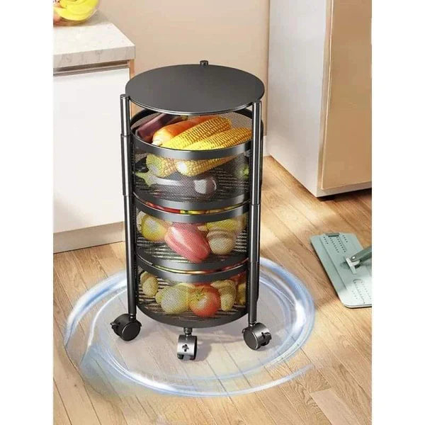 180鈦?Rotating Multifunctional Storage Rack