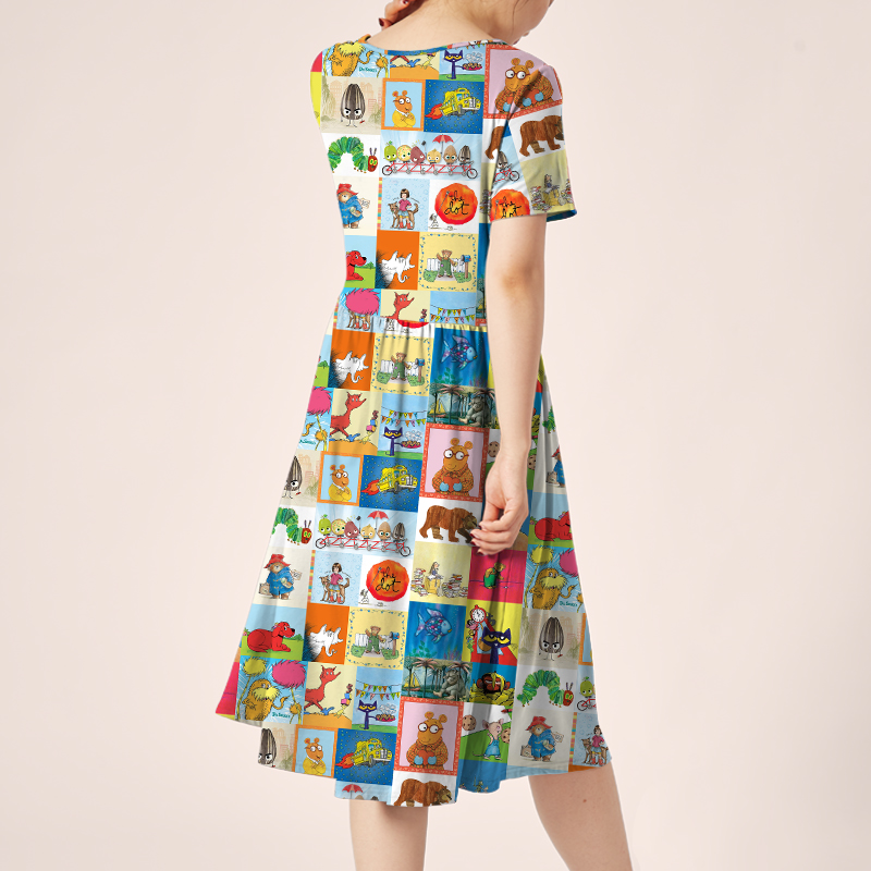 I Still Read Children's Books Teacher Printed One Piece Dress