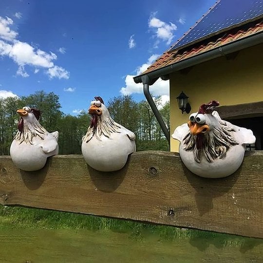 🔥49% OFF🔥Funny Chicken Garden Fence Decoration