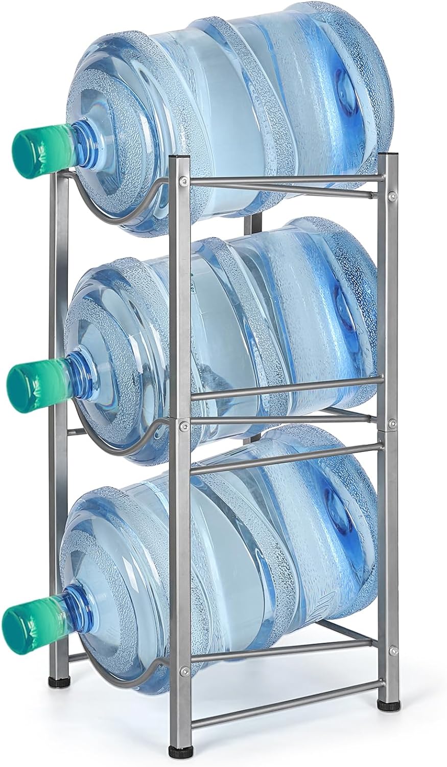 3 Tier Bottle Rack. Metal Water Bottle Holder Storage Rack