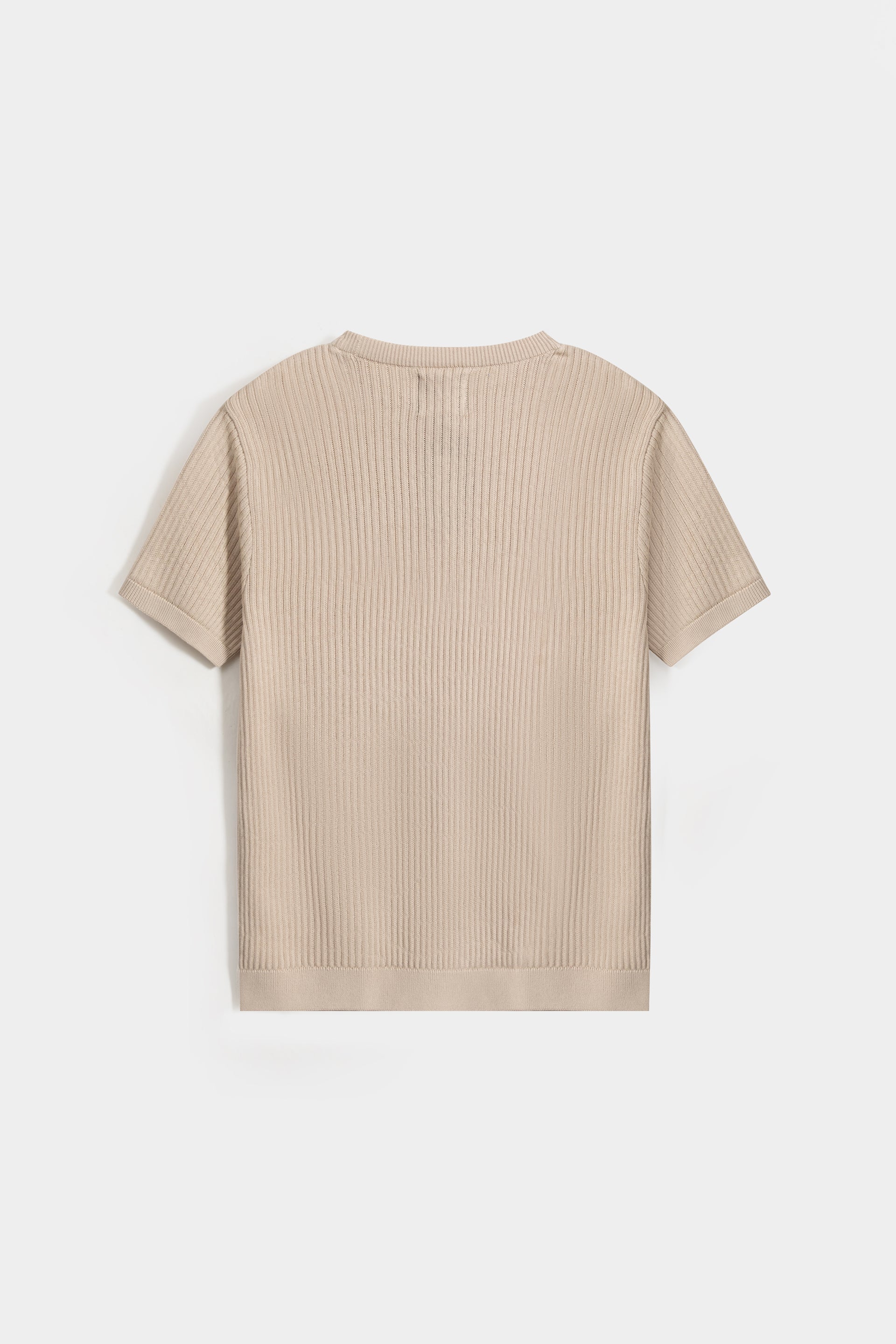 Textured Knit T-Shirt