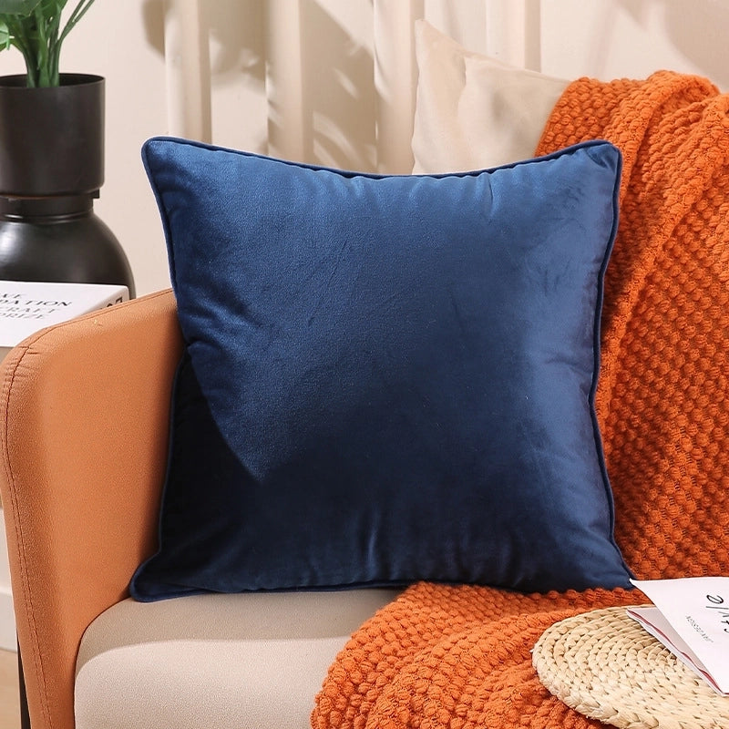 Solid Color Plush Pillow Cases