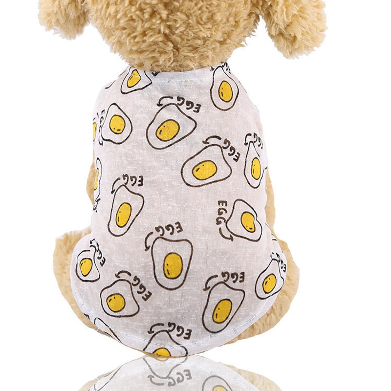 Cute Cactus Rabbit Poached Egg Pet Clothing