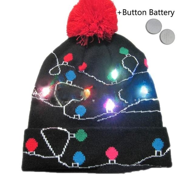 CHRISTMAS LED KNITTED BEANIES