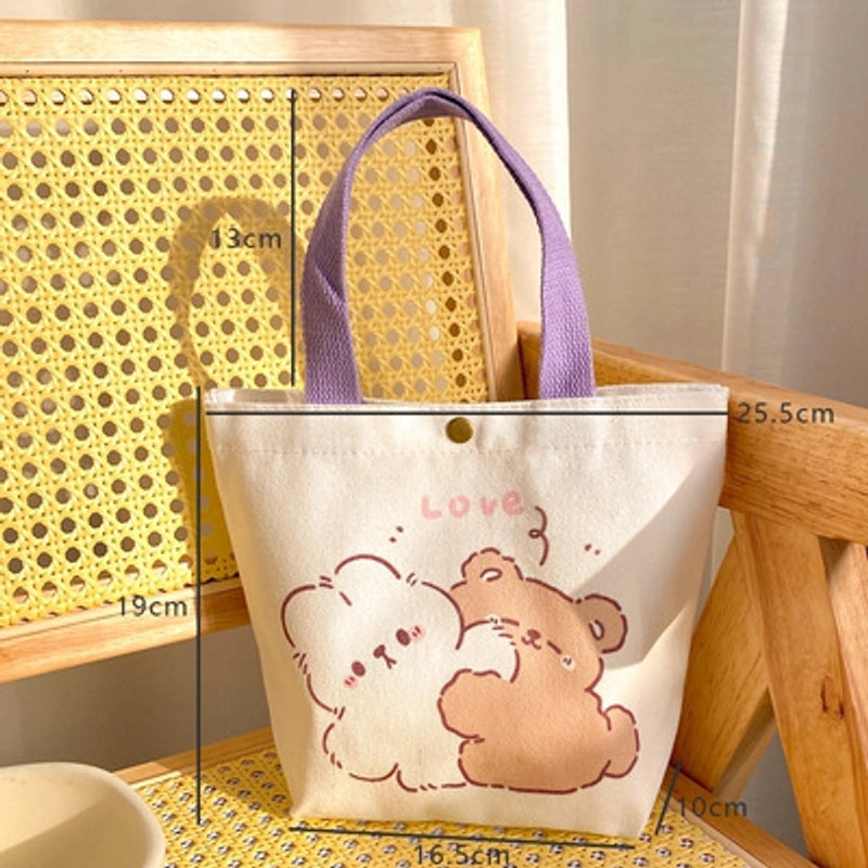 Women's Cartoon Letter Fashion Handbag