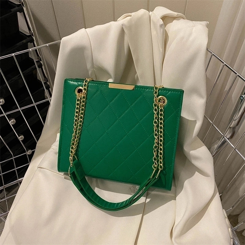 Women's All Seasons Pu Leather Classic Style Shoulder Bag