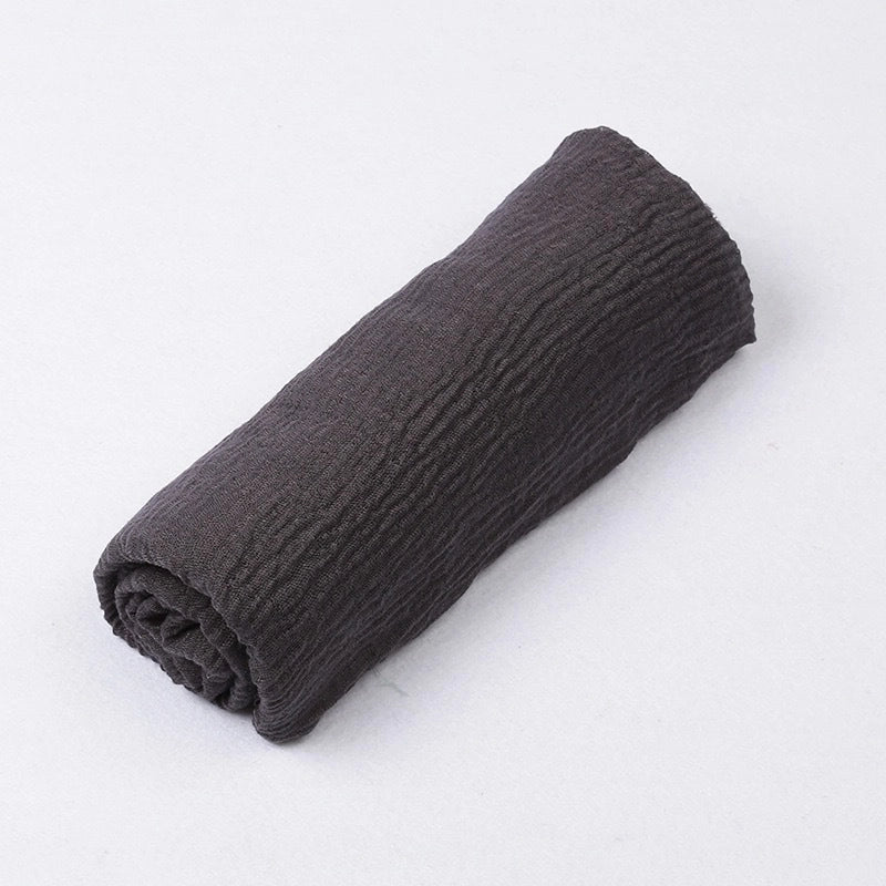 Women's Minimalist Solid Color Satin Printing Shawls