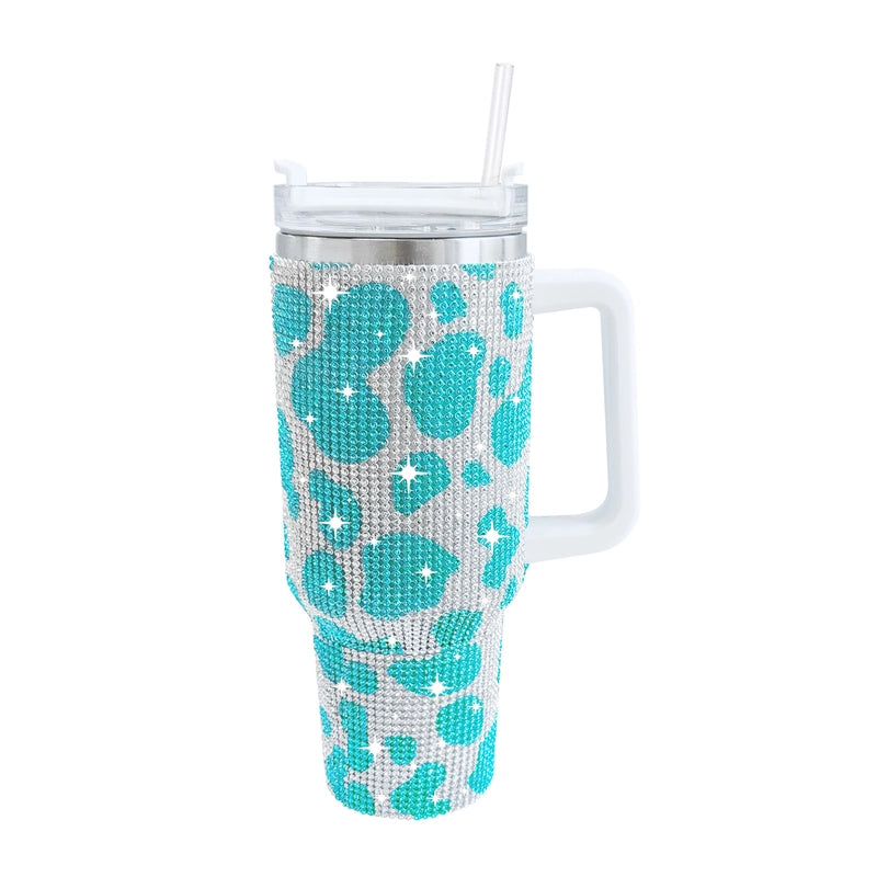 Retro Solid Color Leopard 201 Stainless Steel 304 Stainless Steel Water Bottles 1 Piece