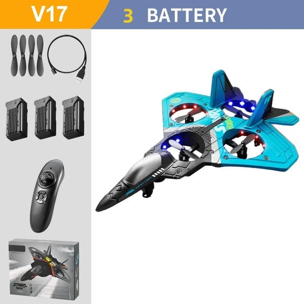 🔥V17 Jet Fighter Stunt RC Airplane