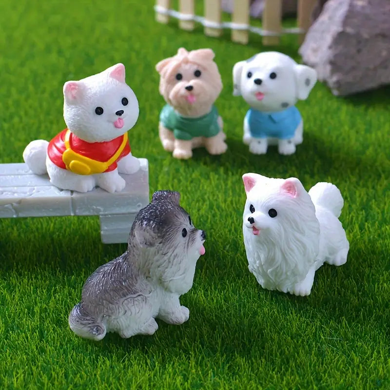 Adorable Cartoon Dog Micro Landscape Ornaments