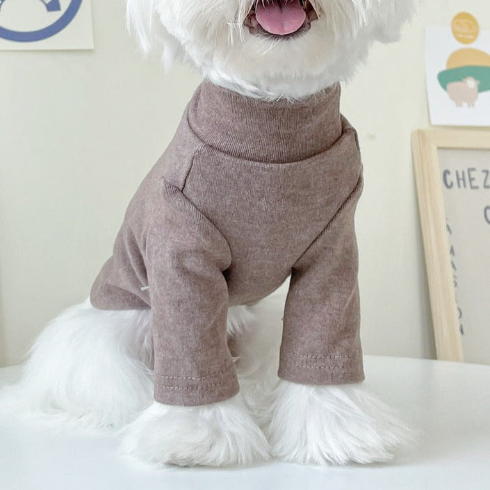 Cotton Solid Color Dog Cat Bottoming Shirt