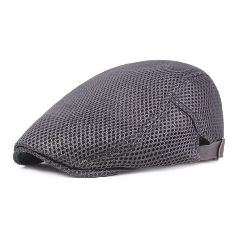 Unisex Minimalist Solid Color Flat Eaves Beret Hat