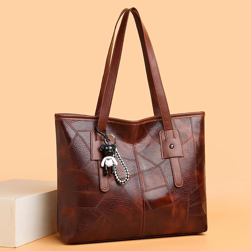 New Large Capacity Bag Women's  Fashion Women's Shoulder Bag Portable Commuter Handbag