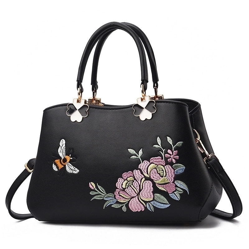 Women's Medium All Seasons Pu Leather Basic Handbag