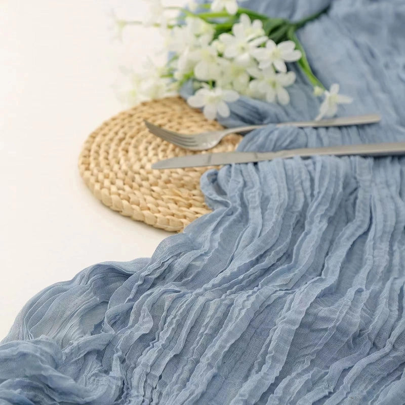 Vacation Solid Color Polyester Table Runner