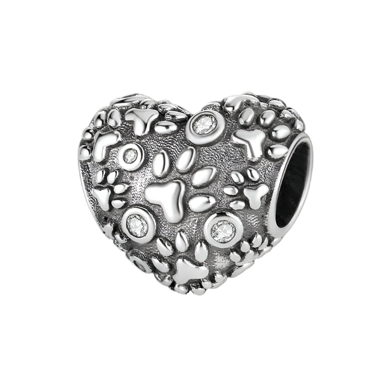 Paw And Animal Shape Charm Beads