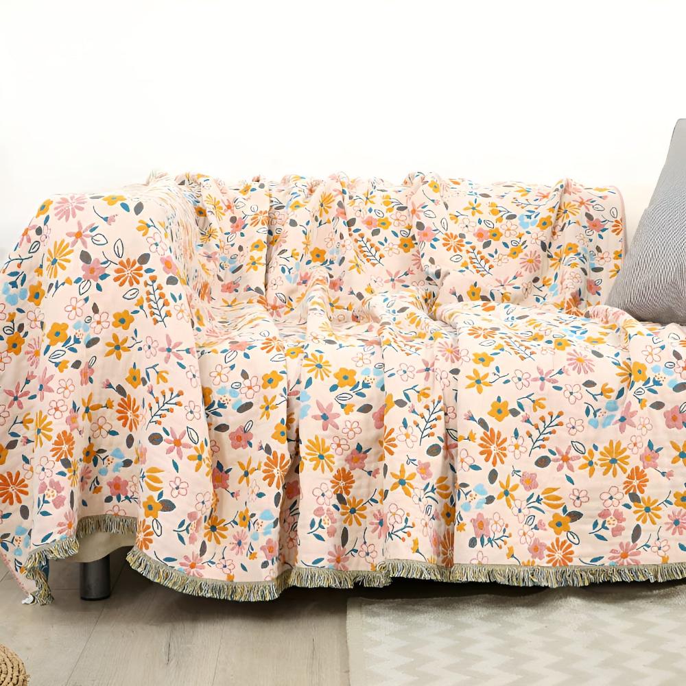 Reversible Tassel Blanket