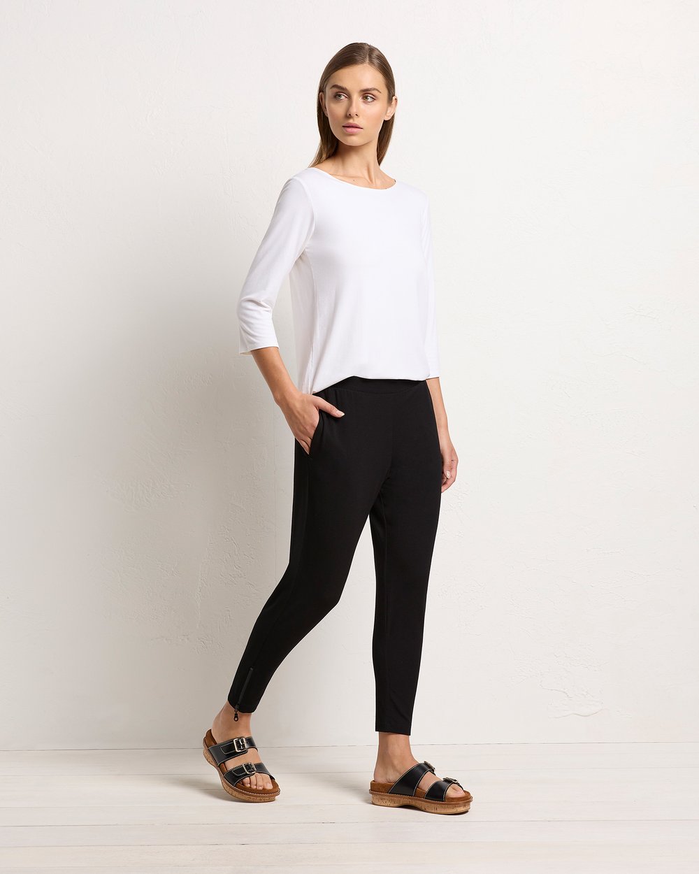 Mela Purdie Zip Stiletto Pant Matte Jersey