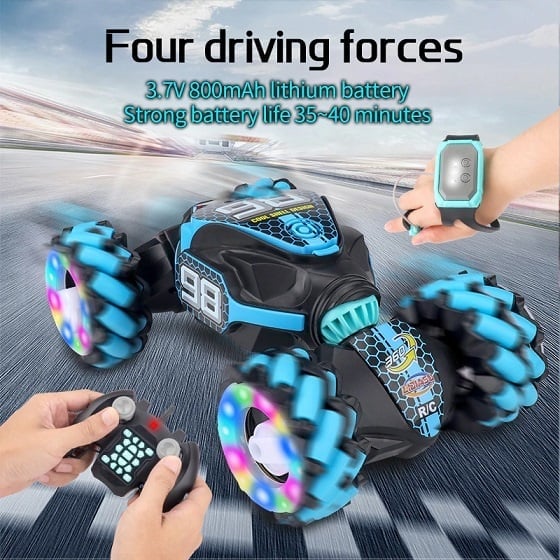 🎉48% OFF🎁Gesture Sensing RC Stunt Car With Light & Music