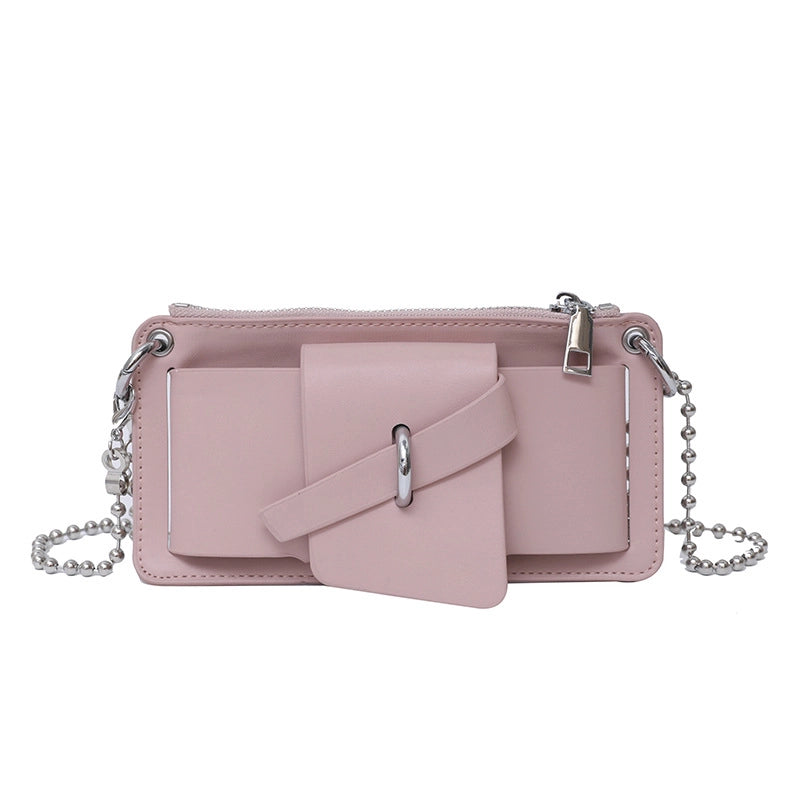 Women's Small Summer Pu Leather Classic Style Square Bag