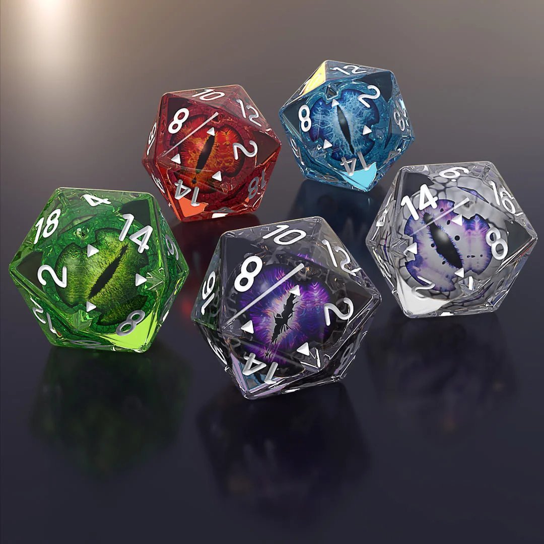 ⏰Promotion 48% OFF💥Lifelike Green Dragon Eye Dice