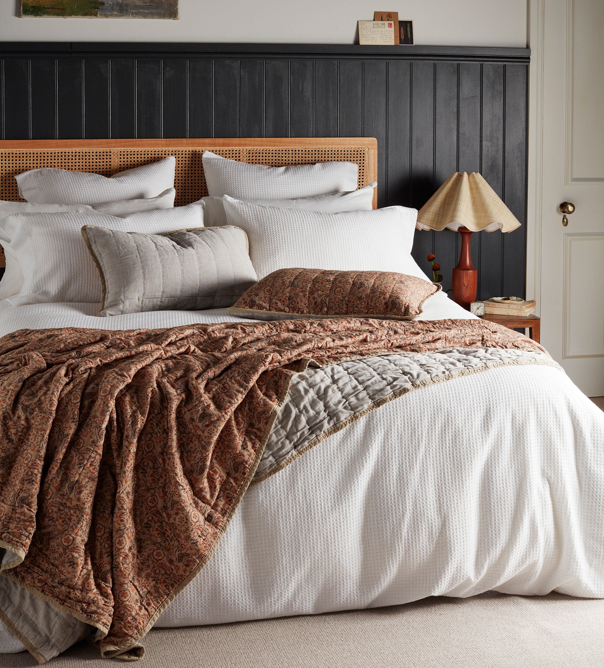 Ellie 100% Cotton Quilted Throw