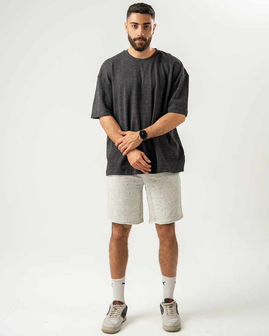 Men Jacquard T-shirt HalfSleeve