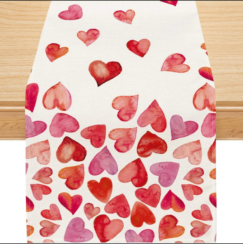 Valentine'S Day Casual Elegant Minimalist Letter Heart Shape Polyester Tablecloths