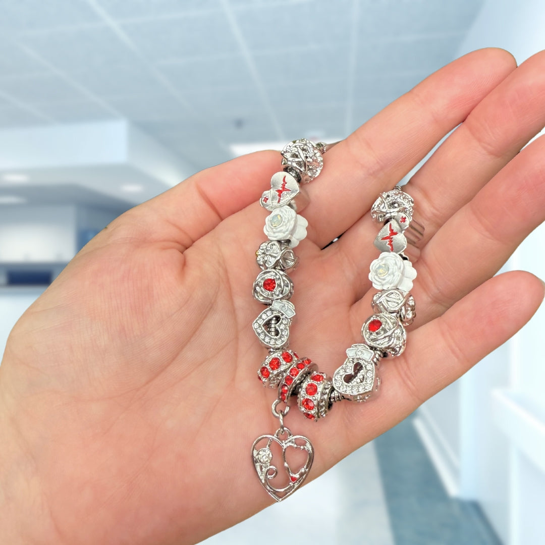 A Nurse's Heart Bracelet