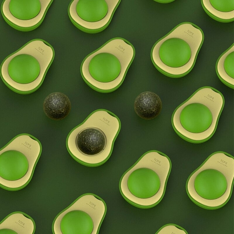 Avocado Catnip Wall Balls