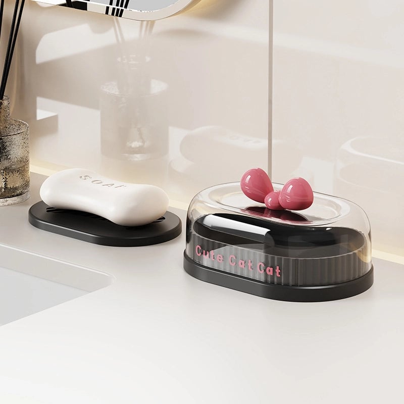 Casual Elegant Minimalist Bow Knot Plastic Soap Dish