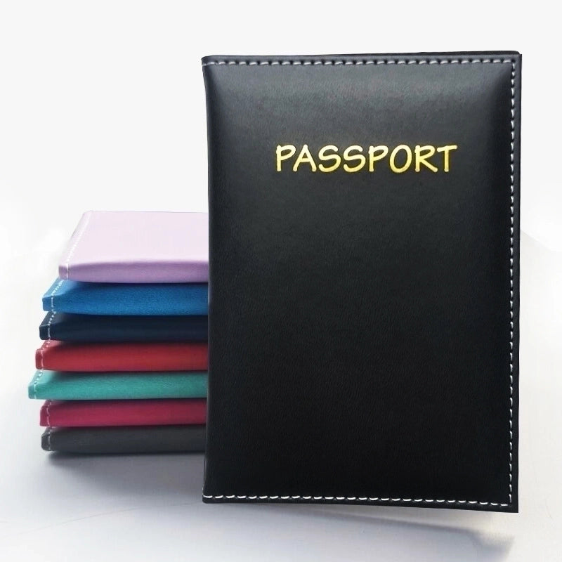 Unisex Solid Color Pu Leather Open Wallets
