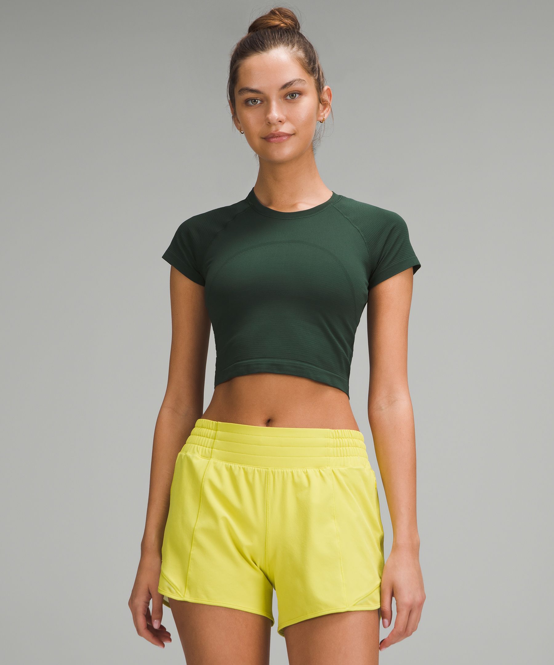 Swiftly Tech Cropped Short-Sleeve Shirt 2.0