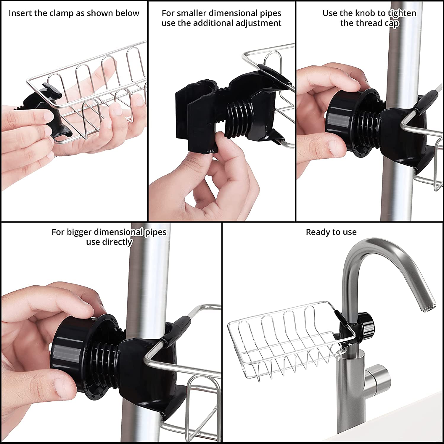 Sponge Holder . Faucet Storage Holder